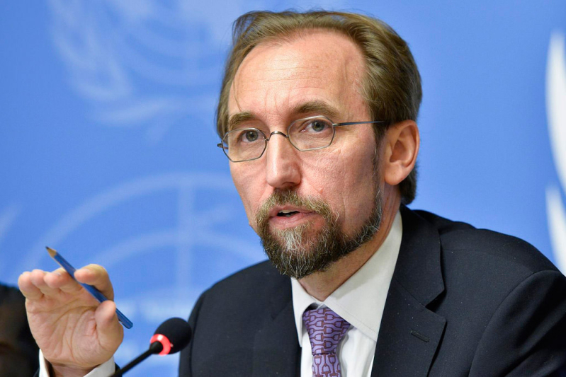 UN High Commissioner Zeid Raad al-Hussein.