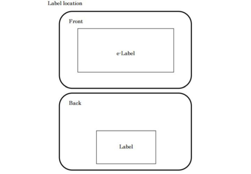 Nintendo Switch label in an FCC filing