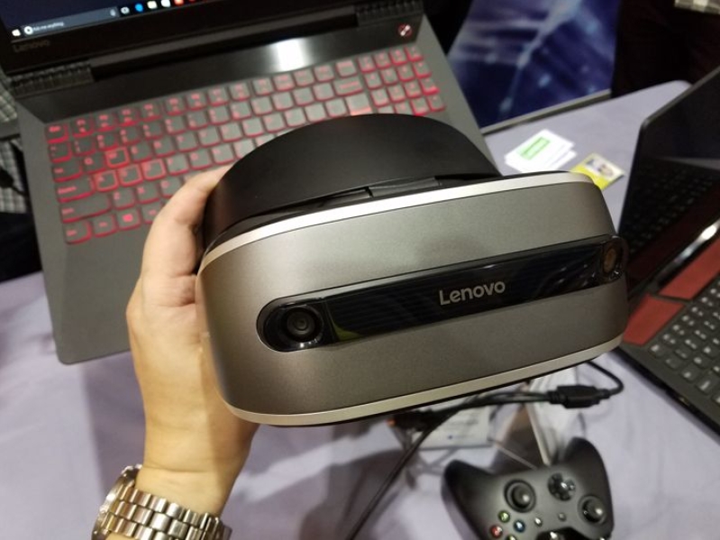 Lenovo's VR headset at CES 2017