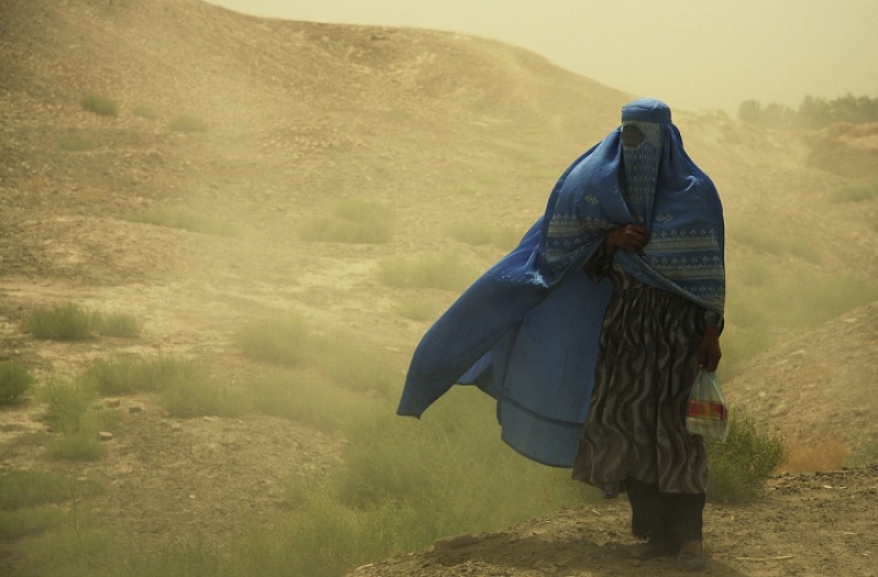 Woman in Burka