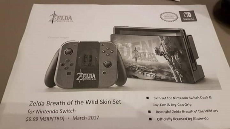 Nintendo Switch accessories leak