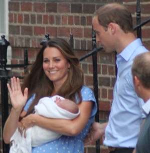 The Duke and Duchess with George