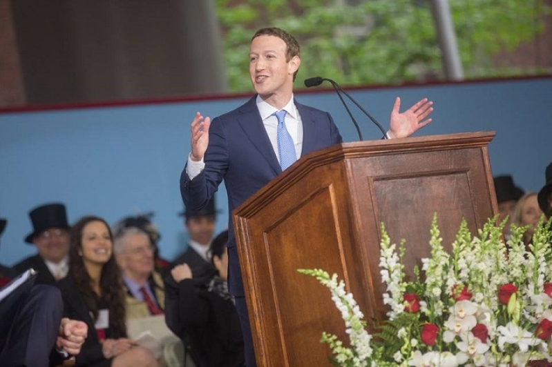 Mark Zuckerberg at Harvard University