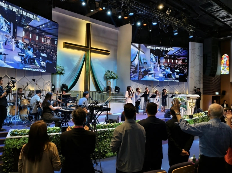 A view of the gathering on the second day of the Jesus for Our City conference.