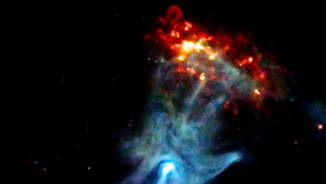 'Hand of God' Image Found in Space by NASA Telescope (Photo)