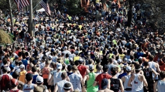 'We're BostonStrong': Thousands Run Boston Marathon One Year After Bombings