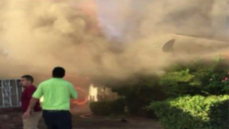 Image of Jesus Evoked by Smoke as Hero Carries Man Out from Calif. House Fire (Video)