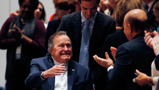 President George H.W. Bush Hospitalized in Houston