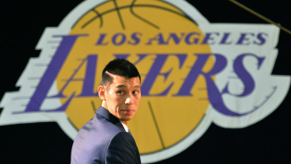 Jeremy Lin Talks to Press After Los Angles Lakers Lose to New York Knicks