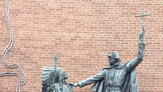 St. Louis University Removes Statue of Priest and Native American; U.S. Culture Wars Now Directed at Christian Men of Historical Importance