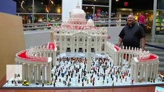 Priest Builds Lego Replica of the Vatican in Ten Months With 500,000 Individual Bricks