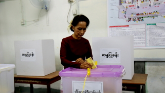 Myanmar's Suu Kyi Vows to Call Shots After Election Landslide