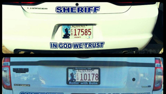 Oklahoma Sheriff Places 'In God We Trust' Decals on Fleet Vehicles, Prompts Polarizing Viewpoints for Christians and Non-Christians 