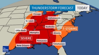 Dangerous, Rare Tornado Watch Issued: Outbreak in Arkansas, Missouri, Mississippi, Louisiana, Tennessee, Ohio Underway