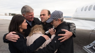 Pastor Saeed Abedini Greeted by Family, Rev. Franklin Graham after Landing in U.S., Will Recover at Billy Graham Training Center