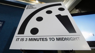 Doomsday Clock Time Unchanged at 3 Minutes To Midnight 