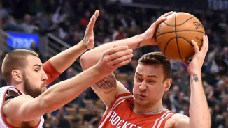 NBA Rumors: Houston Rockets Demand Payback for Donatas Motiejunas Disaster; James Harden, Dwight Howard Call For Detroit Pistons Penalty