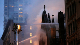 Members of Historic NYC Church Devastated after Blaze Destroys Building Just Hours After Easter Celebrations