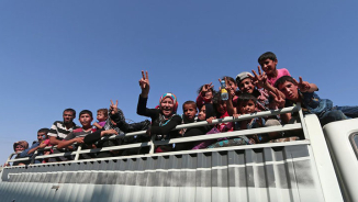 Photos: Syrian Civilians Rejoice After Being Rescued From ISIL by US-backed Fighters