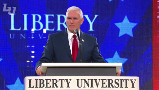 Mike Pence Asks Evangelicals at Liberty University to Forgive Donald Trump 