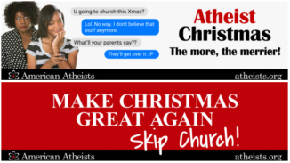 Atheist Group Attacks Christianity with Christmas Billboard Campaign, Urges Kids to 'Skip Church'