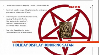 Florida Pastor Warns Satanic Monument to be Displayed This Christmas is 'Welcome Mat for Satan'