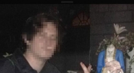 Teen Arrested After Beheading Statues of Jesus Christ and Mary, Posting Selfie with Severed Heads on Social Media